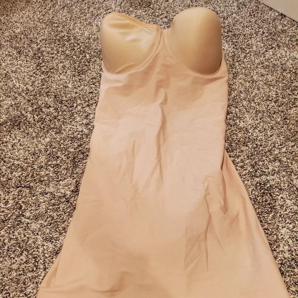 Naomi & Nicole Firm Control Shaping Convertible Shapewear Bra Slip 36D